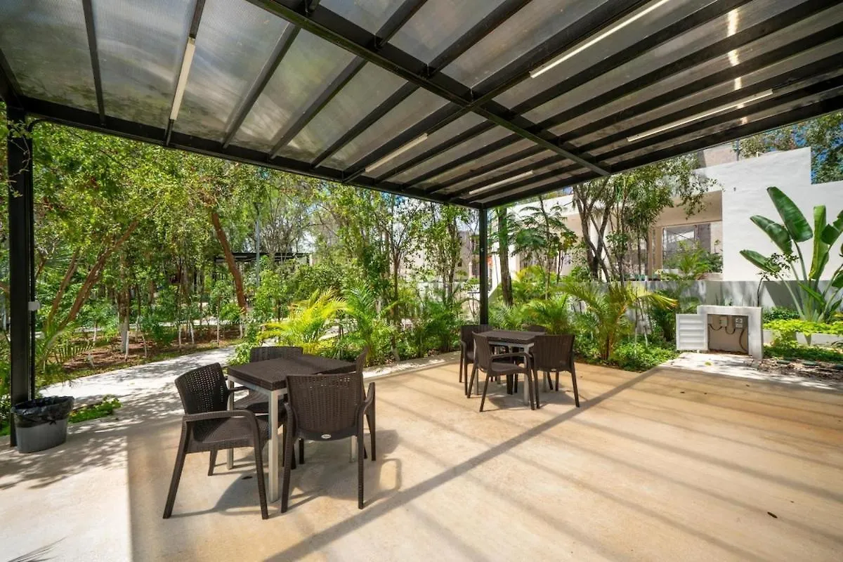 דירה פלאייה דל כרמן Apt Ceiba Tu Refugio Familiar Alberca Y Jardines מקסיקו