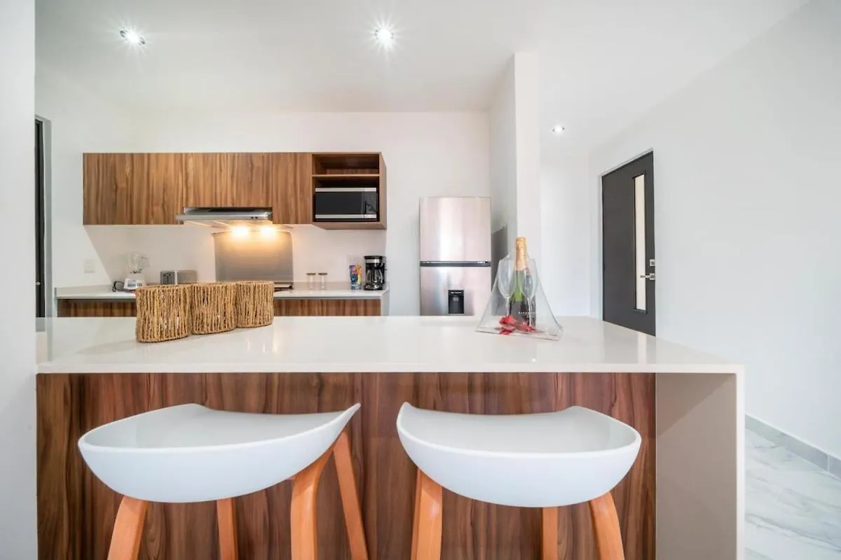 דירה פלאייה דל כרמן Apt Ceiba Tu Refugio Familiar Alberca Y Jardines