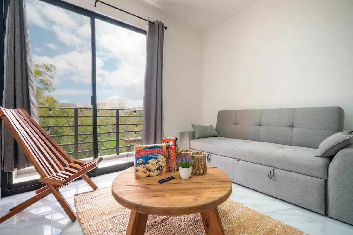 פלאייה דל כרמן Apt Ceiba Tu Refugio Familiar Alberca Y Jardines