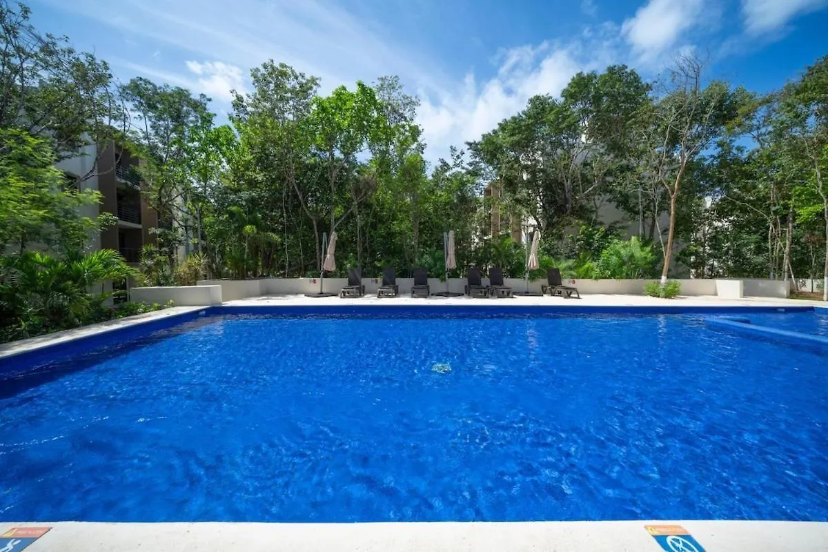 פלאייה דל כרמן Apt Ceiba Tu Refugio Familiar Alberca Y Jardines מקסיקו