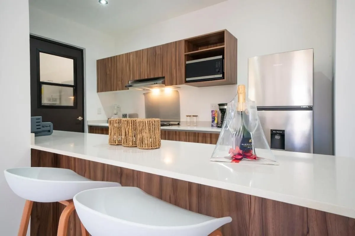 פלאייה דל כרמן Apt Ceiba Tu Refugio Familiar Alberca Y Jardines מקסיקו