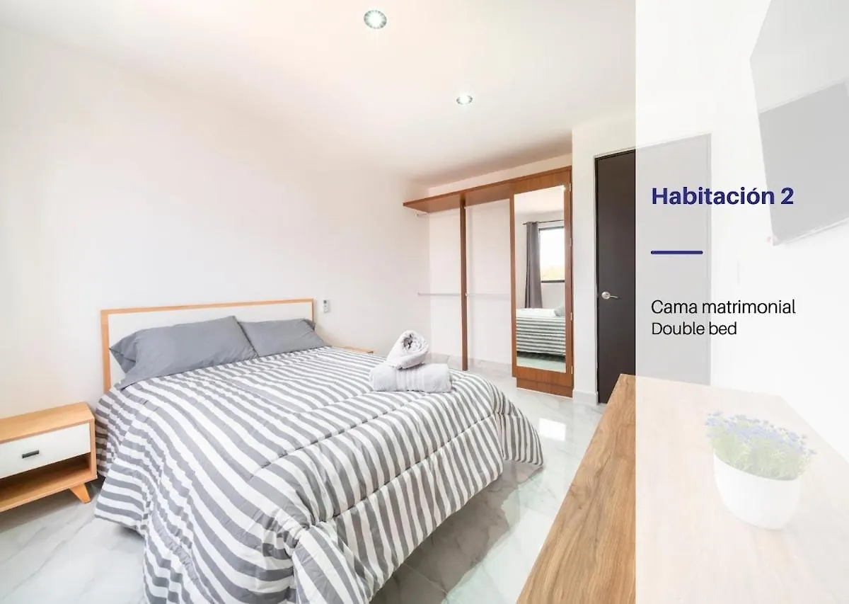 Apt Ceiba Tu Refugio Familiar Alberca Y Jardines Playa del Carmen Apartment
